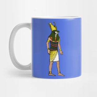 Ancient Egyptian Painting - Horus, the Falcon God Mug